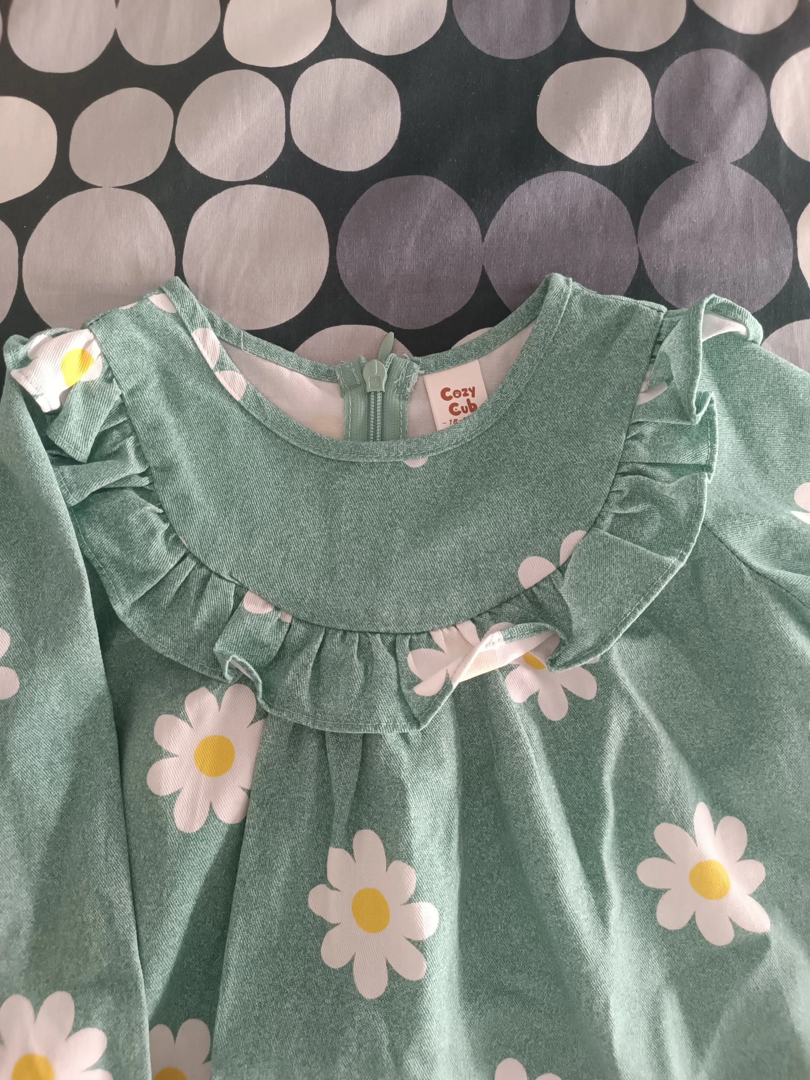 Cozy Cub green floral dress 18-24 months – photo 3